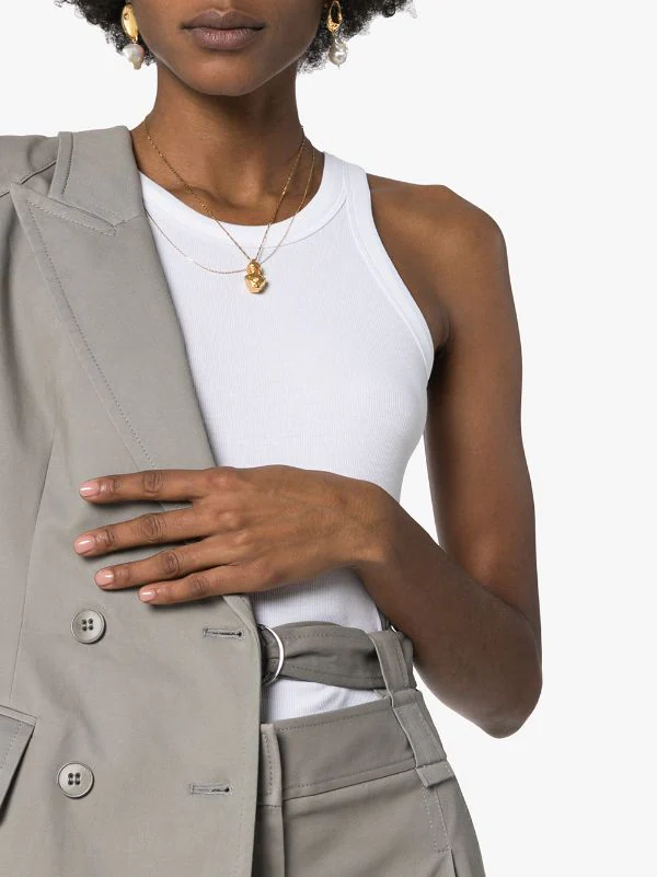 Wholesale ✔️ Racer Style Ribbed Vest By Totême 🔔 5 Wholesale ✔️ Racer Style Ribbed Vest By Totême 🔔 - Image 5