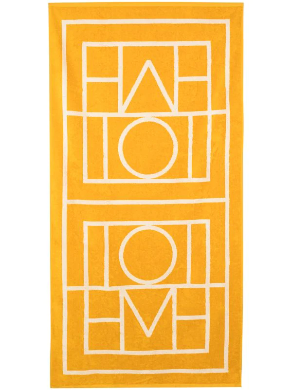 Best deal 🧨 X Browns 50 Biarritz Monogram-print Beach Towel By Totême 🎉