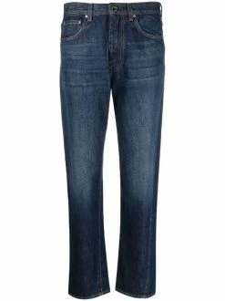 Cheapest 🌟 Mid-rise Cropped 👖 Jeans By Totême 🤩