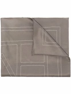 Cheapest 🧨 Monogram Embroidered Scarf By Totême 😀