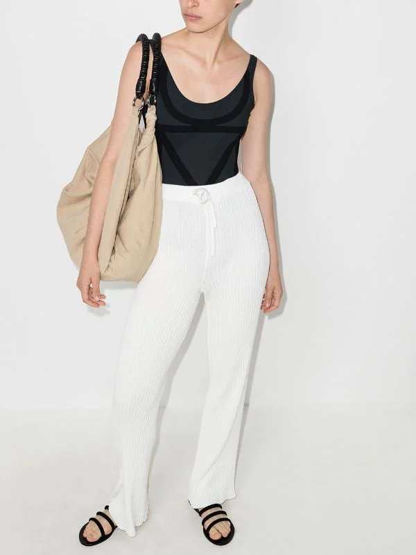 Cheapest 👍 Monogram-print 🩱 Swimsuit By Totême ❤️ 4 Cheapest 👍 Monogram-print 🩱 Swimsuit By Totême ❤️ - Image 4