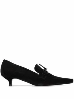 Cheap ✨ Bow-embellished Kitten Heel Pumps By Totême 🎉