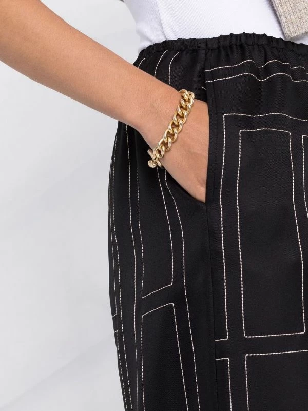 Hot Sale 😉 ( New Season ) Monogram Silk Pyjama Bottoms By Totême 🔥 3 Hot Sale 😉 ( New Season ) Monogram Silk Pyjama Bottoms By Totême 🔥 - Image 3