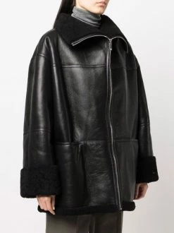 Best Sale 🔔 Oversized Shearling-trim Jacket By Totême 🌟 -Totême sale2022 17241811 35287132 600