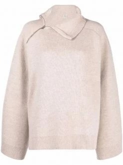 Deals 🥰 Asymmetric Knitted Jumper By Totême ❤️