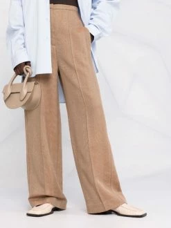 Promo 🔥 High-waisted Herringbone Palazzo Trousers By Totême ⭐ -Totême sale2022 17285168 35445556 600