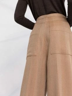 Promo 🔥 High-waisted Herringbone Palazzo Trousers By Totême ⭐ -Totême sale2022 17285168 35445563 600