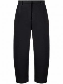 Outlet ⭐ ( New Season ) Balloon-leg Cropped Tailored Trousers By Totême 🤩