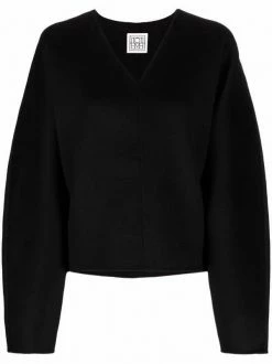 Discount 😀 Seam-detail Sweatshirt By Totême ⌛