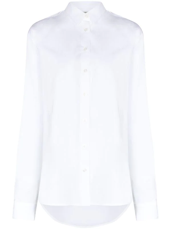 Best Pirce 🥰 Logo-embroidered Cotton 👚 Shirt By Totême 😍