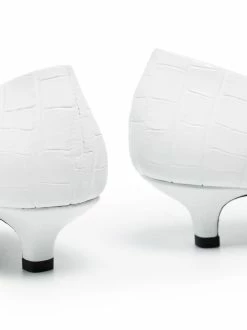 Coupon 🥰 ( New Season ) The Kitten Loafer Croc-effect Pumps By Totême 🤩 -Totême sale2022 17458745 37117095 600