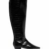 Wholesale 🧨 ( New Season ) Crocodile-effect Knee-high 🥾 Boots By Totême 🛒