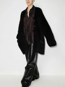 Promo 🛒 ( New Season ) Brushed-effect V-neck Cardigan By Totême 🥰 -Totême sale2022 17547587 37278988 600