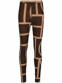 Coupon 😉 ( New Season ) High-waisted Monogram Leggings By Totême 🎁