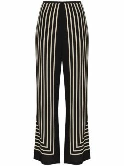 Budget 🥰 ( New Season ) Striped Wide Leg Trousers By Totême 👏