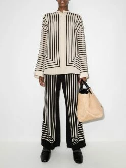 Budget 🥰 ( New Season ) Striped Wide Leg Trousers By Totême 👏 -Totême sale2022 17549173 37607397 600