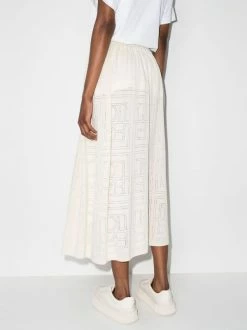 Deals 👏 ( New Season ) Perforated Midi 👗 Skirt By Totême 🌟 -Totême sale2022 17565337 39159020 600