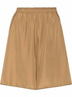 Brand new ✔️ ( New Season ) Whipstitch Silk High-waisted Shorts By Totême 🔥