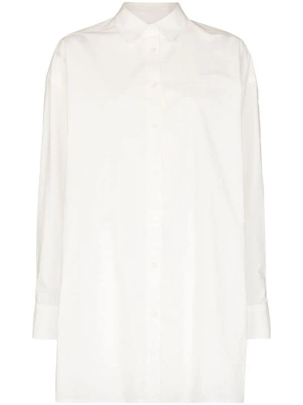 Cheap 🔥 ( New Season ) Drop-shoulder Cotton 👚 Shirt By Totême 🛒 1 Cheap 🔥 ( New Season ) Drop-shoulder Cotton 👚 Shirt By Totême 🛒