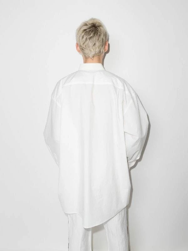 Cheap 🔥 ( New Season ) Drop-shoulder Cotton 👚 Shirt By Totême 🛒 3 Cheap 🔥 ( New Season ) Drop-shoulder Cotton 👚 Shirt By Totême 🛒 - Image 3