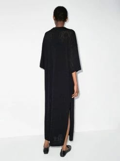 Flash Sale 😀 ( New Season ) Monogram Pointelle 👗 Dress By Totême 🎉 -Totême sale2022 17566210 39246600 600