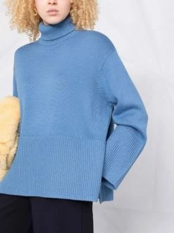 New 👍 ( New Season ) Side Slits Roll Neck Jumper By Totême 💯 -Totême sale2022 17621960 36746959 600