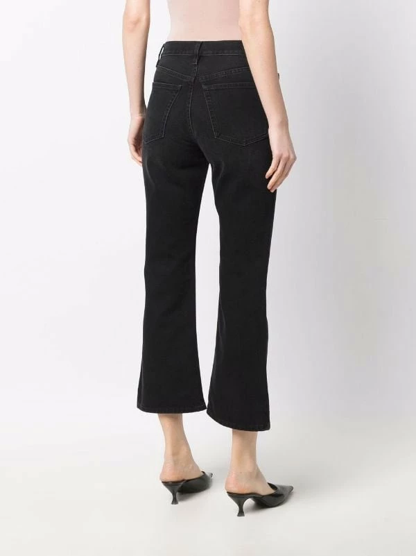 Top 10 😀 ( New Season ) Cropped Kick Flared 👖 Jeans By Totême 😉 4 Top 10 😀 ( New Season ) Cropped Kick Flared 👖 Jeans By Totême 😉 - Image 4