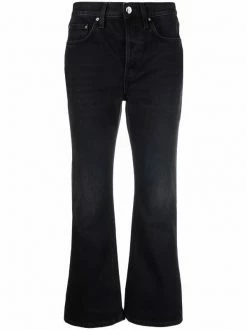 Top 10 😀 ( New Season ) Cropped Kick Flared 👖 Jeans By Totême 😉