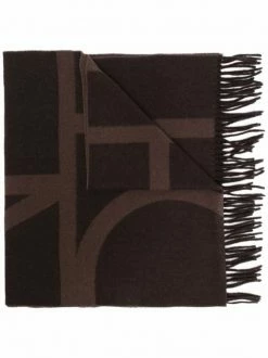 Cheap 🛒 ( New Season ) Monogram Jacquard Wool Scarf By Totême 🎁