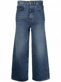 Best reviews of 😍 ( New Season ) Organic Cotton Cropped Flared 👖 Jeans By Totême 😉