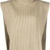 Coupon 😀 ( New Season ) Ribbed-knit Roll-neck Vest By Totême 😀
