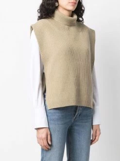 Coupon 😀 ( New Season ) Ribbed-knit Roll-neck Vest By Totême 😀 -Totême sale2022 17646781 36922929 600