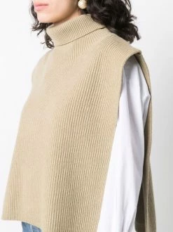 Coupon 😀 ( New Season ) Ribbed-knit Roll-neck Vest By Totême 😀 -Totême sale2022 17646781 36923371 600