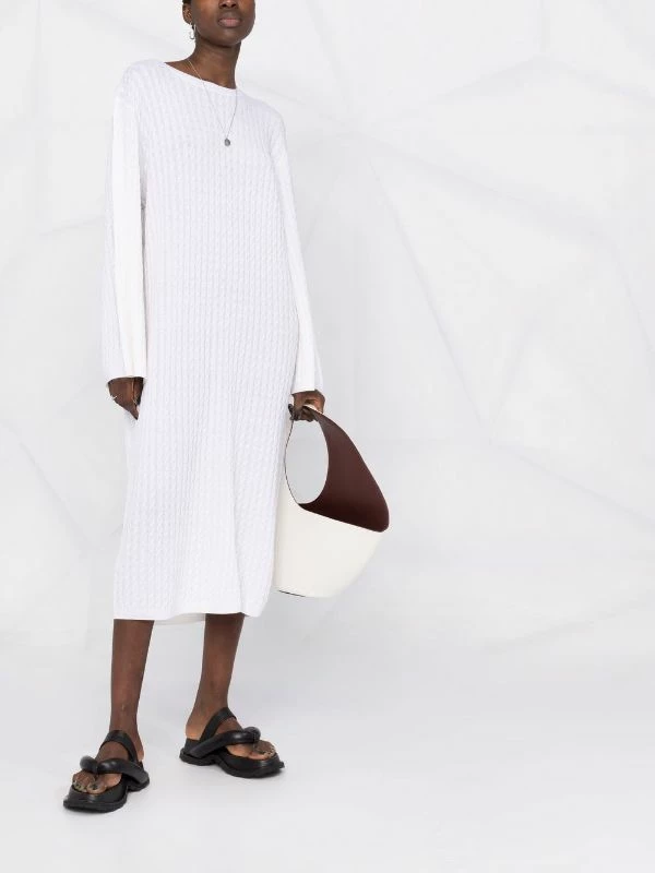 Wholesale 🛒 ( New Season ) Cable-knit Midi 👗 Dress By Totême 🌟 2 Wholesale 🛒 ( New Season ) Cable-knit Midi 👗 Dress By Totême 🌟 - Image 2