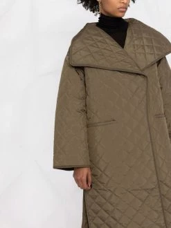 Best deal ✔️ ( New Season ) Diamond-quilted Recycled-polyester 🧥 Coat By Totême 👍 -Totême sale2022 17652684 37010499 600