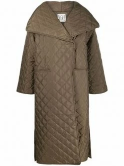 Best deal ✔️ ( New Season ) Diamond-quilted Recycled-polyester 🧥 Coat By Totême 👍