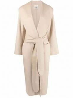 Cheapest 😉 ( New Season ) Belted Maxi 🧥 Coat By Totême 🎉