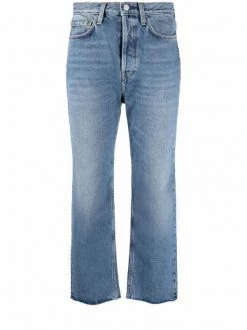 Cheap 😍 ( New Season ) Cropped Straight-leg 👖 Jeans By Totême ✔️