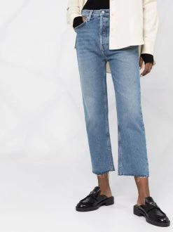 Cheap 😍 ( New Season ) Cropped Straight-leg 👖 Jeans By Totême ✔️ -Totême sale2022 17800742 37402650 600