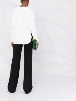 Cheapest 🌟 ( New Season ) Gathered-neck Collarless Blouse By Totême 🧨 -Totême sale2022 17801348 37442676 600