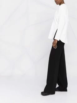 Cheapest 🌟 ( New Season ) Gathered-neck Collarless Blouse By Totême 🧨 -Totême sale2022 17801348 37444475 600