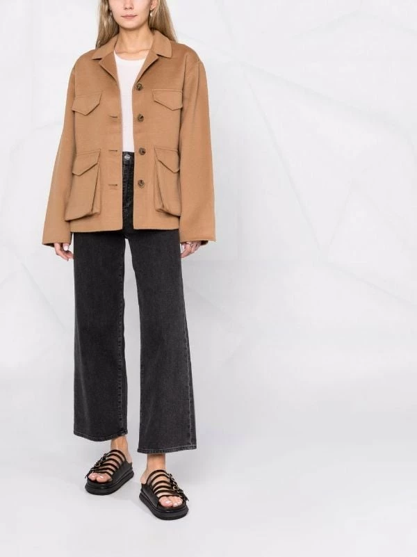 Brand new 🎉 ( New Season ) Army Doublé Flap-pocket Jacket By Totême ✔️ 2 Brand new 🎉 ( New Season ) Army Doublé Flap-pocket Jacket By Totême ✔️ - Image 2