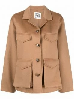 Brand new 🎉 ( New Season ) Army Doublé Flap-pocket Jacket By Totême ✔️