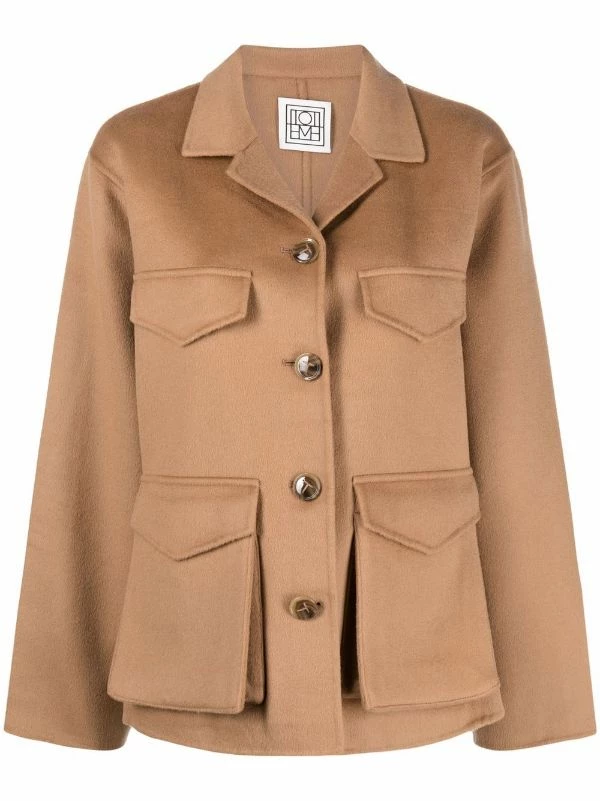 Brand new 🎉 ( New Season ) Army Doublé Flap-pocket Jacket By Totême ✔️ 1 Brand new 🎉 ( New Season ) Army Doublé Flap-pocket Jacket By Totême ✔️