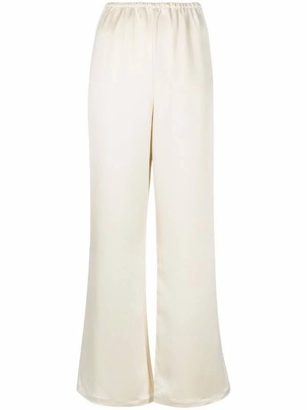 Wholesale 😀 ( New Season ) Wide-leg Satin Trousers By Totême ⌛ 1 Wholesale 😀 ( New Season ) Wide-leg Satin Trousers By Totême ⌛