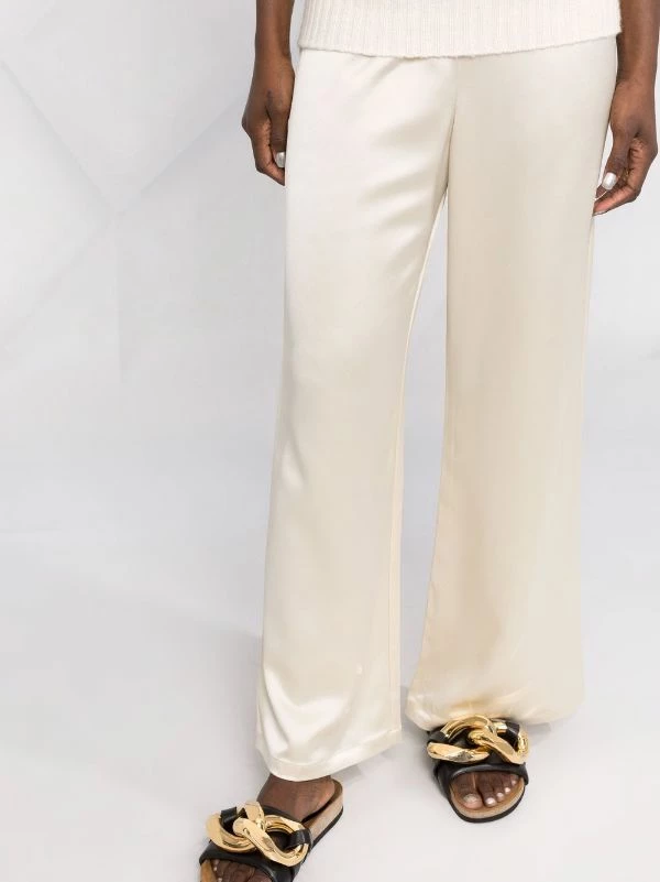 Wholesale 😀 ( New Season ) Wide-leg Satin Trousers By Totême ⌛ 5 Wholesale 😀 ( New Season ) Wide-leg Satin Trousers By Totême ⌛ - Image 5