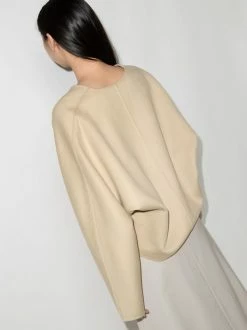 Best deal ✔️ ( New Season ) Oversized V-neck Jumper By Totême 🔥 -Totême sale2022 17857022 37768073 600