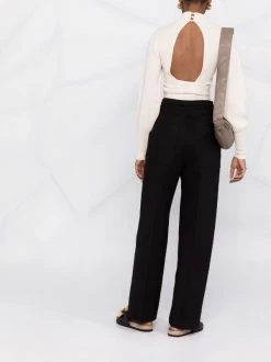 Best Sale 😍 ( New Season ) Wide-leg Tailored Trousers By Totême 🔥 -Totême sale2022 17876923 37877568 600