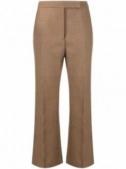 Brand new 😍 ( New Season ) Cropped Kick-flare Wool Trousers By Totême ✨