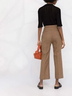 Brand new 😍 ( New Season ) Cropped Kick-flare Wool Trousers By Totême ✨ -Totême sale2022 17877503 37854746 600